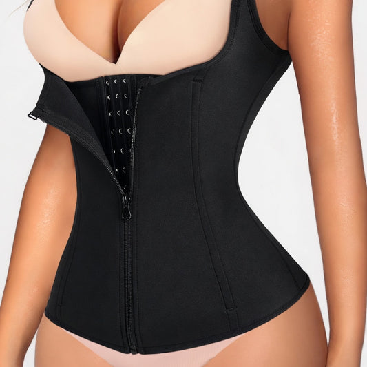 Black Waist Trainer Corset for Shaping Support